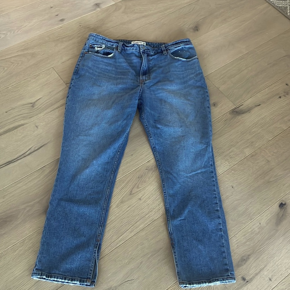 Abercrombie & Fitch The Skinny High Rise Jeans Curve Love Size 33 / 16S